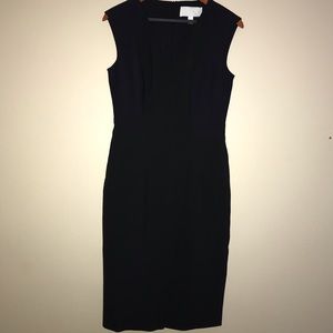 BOSS by Hugo Boss Black Blue Shift Dress Sz 4